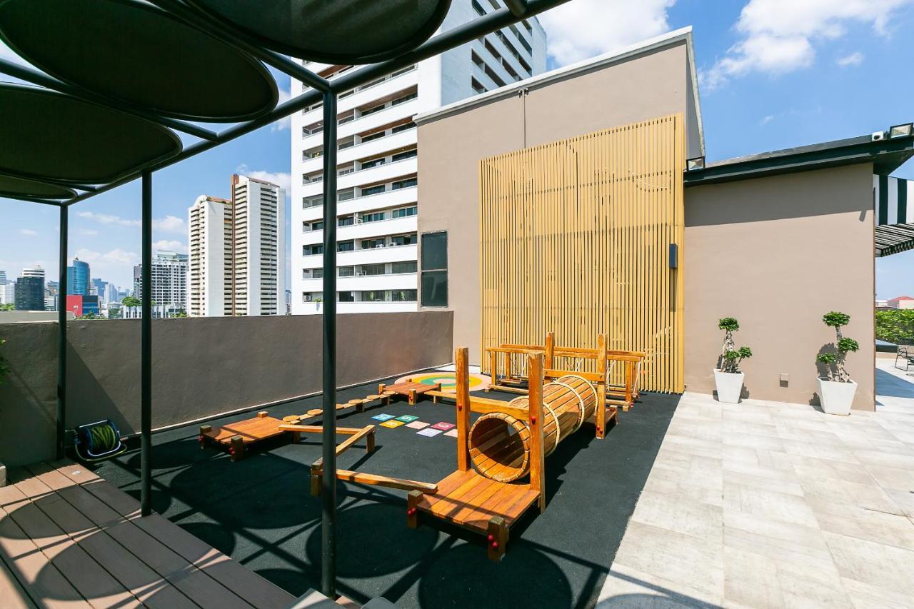 Thea Serviced Apartment By Th District, Sha Extra Plus Bangkok Exterior foto